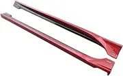 Compatible for Mazda 3 Axela 2014 2015 2016 2017 2018 2019 High Quality 2Pcs/1Set ABS Paint Side Skirt Spoiler Protector Cover(Red)
