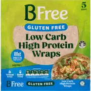Bfree Low Carb High Protein Wraps 5 pack