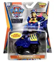 Nickelodeon Paw Patrol CHASE Dino Rescue True Metal Vehicle Car Blue NEW
