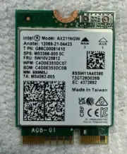 NEW OEM Intel Wi-Fi 6E AX211NGW M.2 2230 CNVio2 Key E 802.11ax Wi-Fi Card G83J7