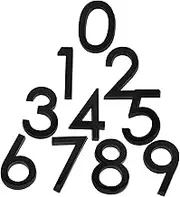 Uonlytech Modern Numerals Door Numbers 10pcs Set of Adhesive Stickers for Home Hotel Apartment Decor