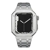 在飛比找Yahoo!奇摩拍賣優惠-全館免運 豪華套件於Apple Watch S8 S7 錶殼
