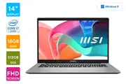 MSI Modern 14 F13MG 008AU 14 Full HD i7 13th Gen Windows 11 Laptop - 16GB, 512GB