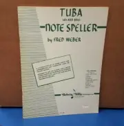 Tuba Eb and BBb Note Speller Fred Weber Method Book New Old stock