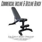 Delux Commercial FID Bench Press Incline Decline Flat Gym Fitness Equipment