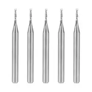 5PCS 1/8" Shank 1.2mm x 6mm Carbide Flat Nose End Mill Cutter CNC Router Bits