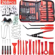268 Pcs Trim Removal Tool Kit Car Pry Tool Kit Door Panel/Radio/Stereo/Terminal