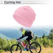 Cycling Hat Keep Warm Ear Protection Pink 27x18cm Polar Fleece Fabric 1 Pcs