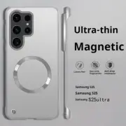 Thin Metallic Paint For Magsafe Magnetic Case For Samsung Galaxy S25Ultra S25 S2