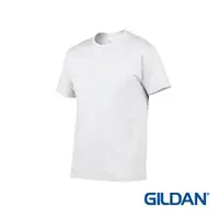 在飛比找PChome24h購物優惠-GILDAN美國棉 亞規輕質中性素面圓筒T恤-白色