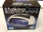 Quality English Talking Alarm Clock Visually Impair Blind Time Date Watch LOUD