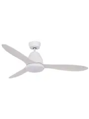 Whitehaven 122cm DC Fan with Light in White
