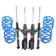 4x KYB EXCEL-G Shock Absorbers + Sport Low Coil Springs for MITSUBISHI Lancer CC