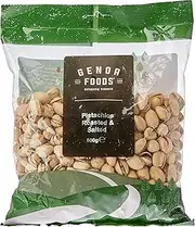Genoa Foods Pistachios Roasted and Salted, 500 g, Pistachios Roasted and Salted