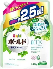 bold Laundry Detergent Liquid Laundry Water Detox green Garden & Muguet Refill