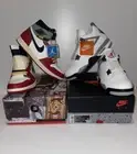 Jordan 1 Union LA Chicago Shadow & Jordan 4 Retro White Cement 2025- Men Size 11