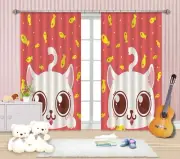 3D Cat Fish Kids 6 Blockout Photo Curtain Print Curtains Drapes Fabric Window AU