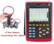 Power Quality Meter Energy Quality Analyzer with Current Clamp Range 10A～6000A