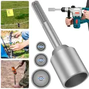 Ground Rod Driver 30/45/65mm Heavy Duty Steel Drill Bit Driver Wear tyxjt