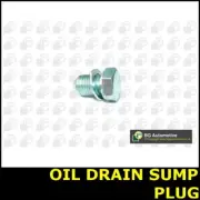 Oil Drain Sump Plug Fits Triumph HERALD SPITFIRE 1.2 AJM 1010KP
