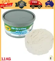 Crayola 1.1kg Air Dry Clay White Colour Sculpt Model Design Easy to Use-AU