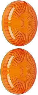 Motorcycle Indicators Turning For Y&amaha For V-Star 1100 650 For Virago 250 535 700 750 1000 1100 Motorcycle Turn Indicator Signal Light Len Covers Running(Yellow)