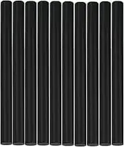 Black Sealing Wax Sticks, ONWINPOR 10pcs Black Glue Gun Wax Seal Sticks for Wax Seal Stamp, Letter Sealing Wedding Invitations, Cards Envelopes (Black)
