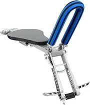 Boys and Girls Cycle Toddler Bike Seat Adjustable Children Seat Bike Sat Aluminum Alloy Material Folding Design Black