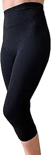 [Bioflect] Capri Compression Leggings with Bioceramic Fibers and Micro-Massage Knit- for Support and Comfort