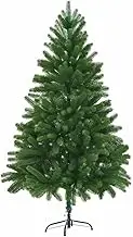 vidaXL Faux Christmas Tree Lifelike Needles, 210 cm Green, Indoor & Outdoor Compatible, Easy Assembly
