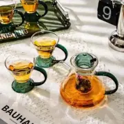 L'ÉPICÉA Glass Tea Pot Set, Tea Cup Set, Glass Tea Kettle Set,Teapot