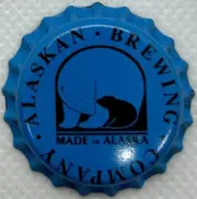 USA Plastic Lined Beer Crown Bottle Cap: Alaskan Brewing