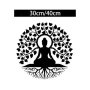 Metal Buddha Wall Decor Religious Wall Art Black Gifts Tree of Life Wall Art