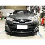 豐田 18年後 YARIS VIOS 競速版 鋼琴烤漆黑 前下巴 前鏟 前定風翼 擾流板 保險桿 改裝 通用下巴