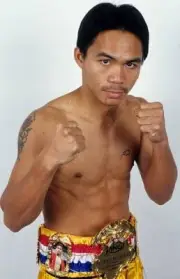 Manny Pacquiao Poses With His Ring Belt 3 Old Boxing Photo