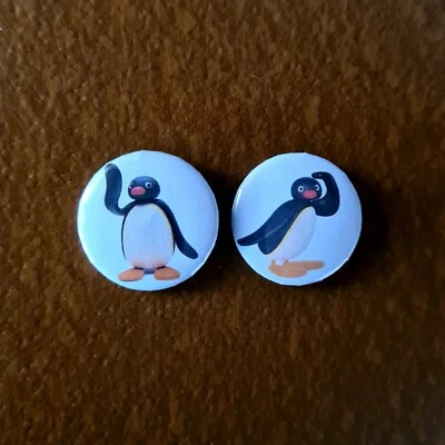 PINGU Badge Set / Animation / Claymation / Penguin