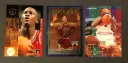1995 Lot Michael Jordan, Scottie Pippen, Rodman SP Championship, Finest, Fleer