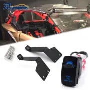 Roof 42'' Curved Light Bar Mount Bracket + Rocker Switch For Can-Am Maverick X3