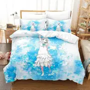 a2908 Bed Sheets Anime Anohana Honma Meiko Bedding Set Boys Girls Duvet Cover Pillowcase Bed Kids Adult Home Textileextile3-Piece Bedding Set (1 Du