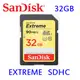 【強越電腦】SANDISK 新帝 EXTREME SDHC 32GB U3 C10 90MB/s 記憶卡