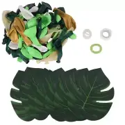 134Pcs Jungle Balloon Arch Green Balloon Decoration, with Artificial1914