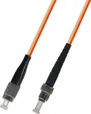 250M Multimode Simplex Fiber Optic Patch Cable Cord (50/125) - FC to ST