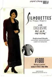 Silhouettes 1600 Jacket Misses Sewing Pattern Uncut