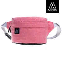 在飛比找momo購物網優惠-【MOOX 穆克斯】A5RB 極簡時尚單肩斜背包/腰包(珊瑚