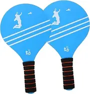 ADOCARN 2Pcs Wooden Paddles for Beach Ball Games Durable Rackets for Outdoor Fun for Adults for Family Entertainment and Parent Activities