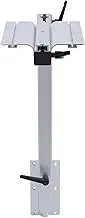 Removable RV Table Leg, 360 Degree Rotation, Aluminum Alloy Removable RV Tables Leg Bracket, Lightweight White for Yachts, Motorhomes, RVs