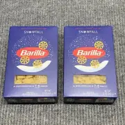 Barilla Snowfall Pasta - Limited Edition 12 oz Christmas Holiday Lot of 2 - NIB