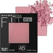 Maybelline Fit Me Blush, Lightweight, Smooth, Blendable, Long-lasting All-Day Face Enhancing Makeup Color, Plum, 1 Count