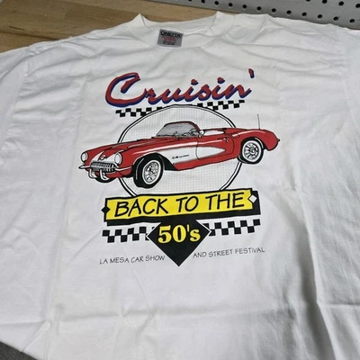 Le Mesa California Car Show & Street Festival Tshirt VINTAGE Single Stitch XL