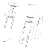 Polaris Spring, Genuine OEM Part 7043498, Qty 1